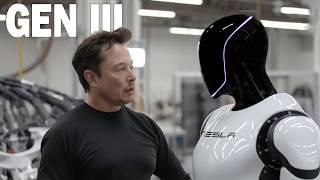 Elon Musk ANNOUNCES New Tesla Bot 2.0 - Optimus Gen 3! BIG Upgrade Design & Features ! DECEMBER!