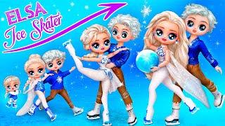 Elsa the Skater Grows Up! Frozen DIY & Crafts LOL OMG