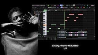 Making a beat from SCRATCH for MICK JENKINS in FL Studio 20.