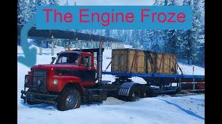 Ice Road Truckers: Transporting Spare Parts to the Pipeline | Fleetstar Truck is Froze | Ep 1