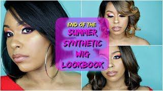 End of The Summer Synthetic Wig Lookbook | 2018 | TheHeartsandcake90