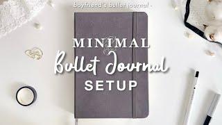  minimal bullet journal setup for 2025 (+GIVEAWAY!) // easy & beginner friendly