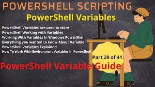 PowerShell Variables explained with demo | How To Work PowerShell with Variables Explained