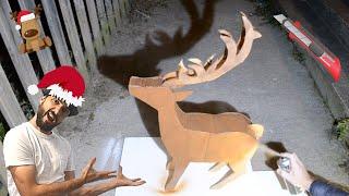 DECORATIVE CARDBOARD REINDEER Christmas 2021