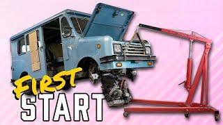 ENGINE SWAPPING an Old Prototype Mail Truck: Will it Start?