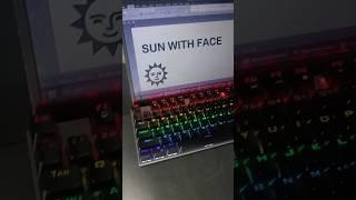 Sun With Face ms word Symbol  #Computer #keyboard #computerworld #keyboardtutorial #magickeyboard