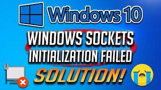 How to Fix Windows Sockets Initialization Failed Error in Windows 10