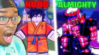 I Got AN OP UNIT! Noob To ALMIGHTY With 0 ROBUX! In Anime Defenders