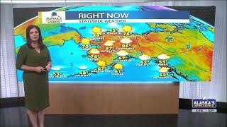 Mid-week heat hits 80s in Alaska!