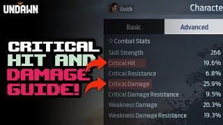 Undawn | Wajib Tahu! Perbedaan Antara Stats Critical Hit Dengan Critical Damage!