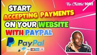 how to accept payments on your website using paypal