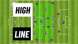 Defensive High Line: Advanced Defending Tactics in Soccer