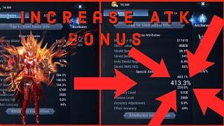 MU ORIGIN 3 How To Increase ATK Bonus by a lot! (QUICK & EASY)