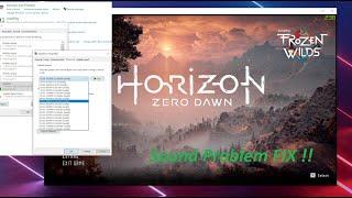 Horizon Zero Dawn No Audio - Sound FIX for PC