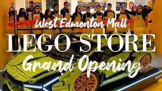 Grand Opening: Lego Store at West Edmonton Mall - Canada's Largest Lego Store - Best Edmonton Mall