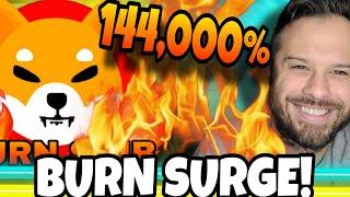 Shiba Inu Coin | How Many SHIB Were Just Burned?! Burns Rise 144,000%!