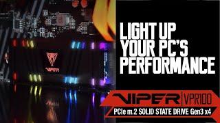 Viper VPR100 RGB PCIe m.2 Solid State Drive from Viper Gaming By Patriot #eSports #Gaming #RGB