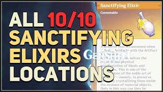 All 10 Sanctifying Elixirs Locations Genshin Impact