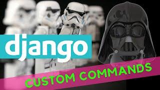 How to create custom management commands in Django | Django custom commands