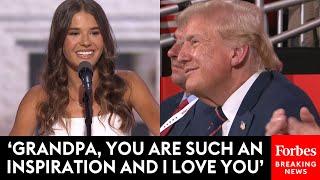 SURPRISE RNC MOMENT: Trump's Granddaughter Kai Comes Onstage And Praises Grandfather