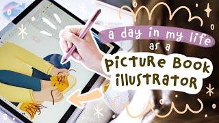 A Day In The Life As A Picture Book Illustrator - Cozy Art Studio Vlog