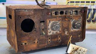 Restoration Rusted and Severely Damaged Classic Power Stabilizer / Restoring Old Voltage Stabilizers