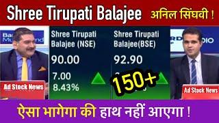 Shree Tirupati Balajee Share Latest News,Anil singhvi | Shree tirupati balajee share news today