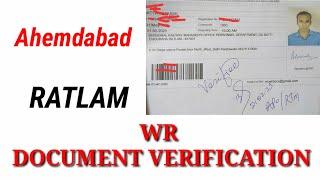 RRC WR DOCUMENT VERIFICATION | RRC AHMEDABAD | DV MEDICAL #RRCWR  #DV #medical