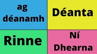 Create Great Irish Sentences With Déan