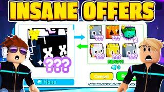 What People Trade For A HUGE HACKED CAT! Insane Offers! Pet Simulator X!