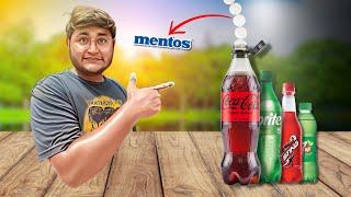 Which Cold Drink Has More Power? - Mentos vs Cold Drinks!