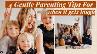 4 Gentle Parenting Tips For When It Gets Tough | SJ STRUM