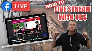 How To Stream To Facebook or Instagram Using OBS | DJ Live Stream | Most Complex OBS Streaming Setup
