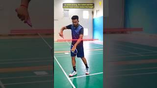 Badminton Service Rule 