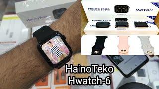 HainoTeko Hwatch-6 Smart Watch Unboxing & Connection Guide | Hindi | Add Your Own Photo ️