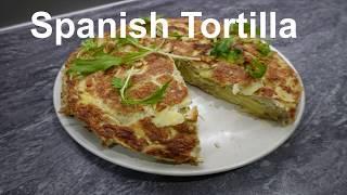 How to cook spanish omelette (tortilla) traditional recipe #chefstravels