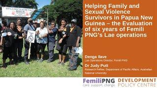 Helping Family and Sexual Violence Survivors in Papua New Guinea