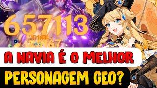 A NAVIA CHEGOU MARAVILHOSA E DESTRUIDORA! GUIA COMPLETO IMPRESSÕES INICIAIS - GENSHIN IMPACT