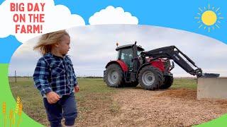 Real Farm Tractors, Cows, Goats & Sheep | Fun Farm Adventures for Kids | Tractor Videos