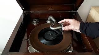 Can you play a vinyl record on a windup crank gramophone?