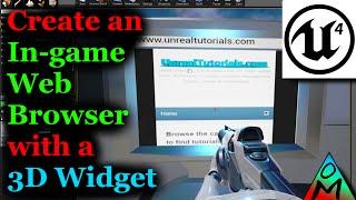 UE4 Tutorial | 3D Widget Web Browser In-game
