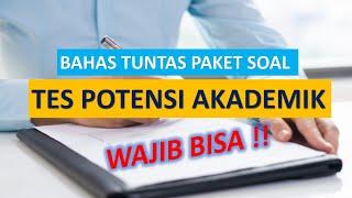 ️SOAL TPA ️ (TES POTENSI AKADEMIK) YANG SERING MUNCUL DALAM TES || Wajib Bisa !!!!