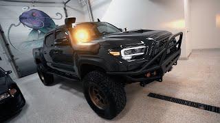 Wrapping a BUILT TACOMA in INOZETEK Slate Grey!