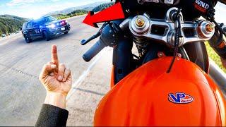 BIKER RUNS FROM POLICE | COPS vs BIKERS | ANGRY & COOL COPS 2024