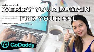 HOW TO VERIFY DOMAIN OWNERSHIP IN GODADDY (DNS EASY STEPS) | DEE MAYANG