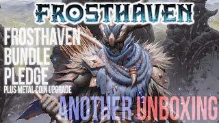 ANOTHER UNBOXING Frosthaven by Cephalofair Games - Frosthaven Bundle Pledge plus Metal Coin Upgrade