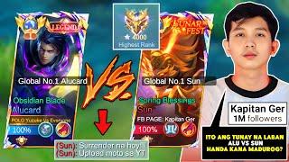 YUZUKE VS KAPITAN GER | Top Global Alucard Vs Famous Pro Player Global No.1 Sun!  (Who Win?)