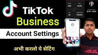 How to Create TikTok Business Account | TikTok Account Settings 2022 | TikTok Business Account