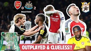  ARSENAL 0-2 NEWCASTLE! DEVASTATED! SEMI-FINAL LEG 1| CARABAO CUP | DAAAFT #45