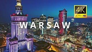 Warsaw, Poland  in 4K ULTRA HD 60FPS Video by Drone
